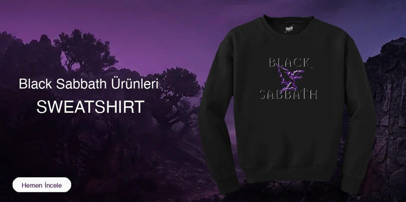 Black Sabbath Sweatshirt kapak