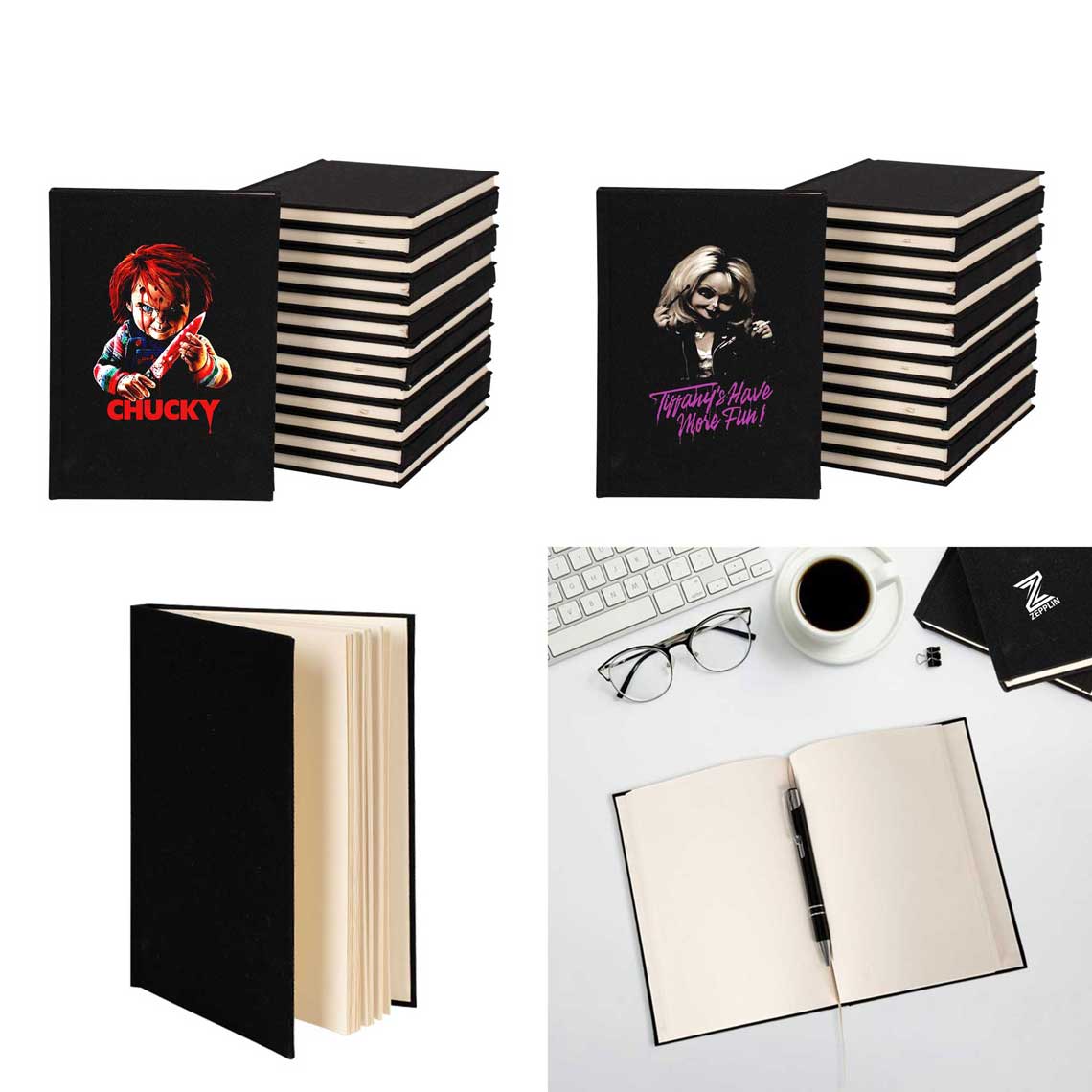 Chucky Sevgili Çift Kanvas Defter
