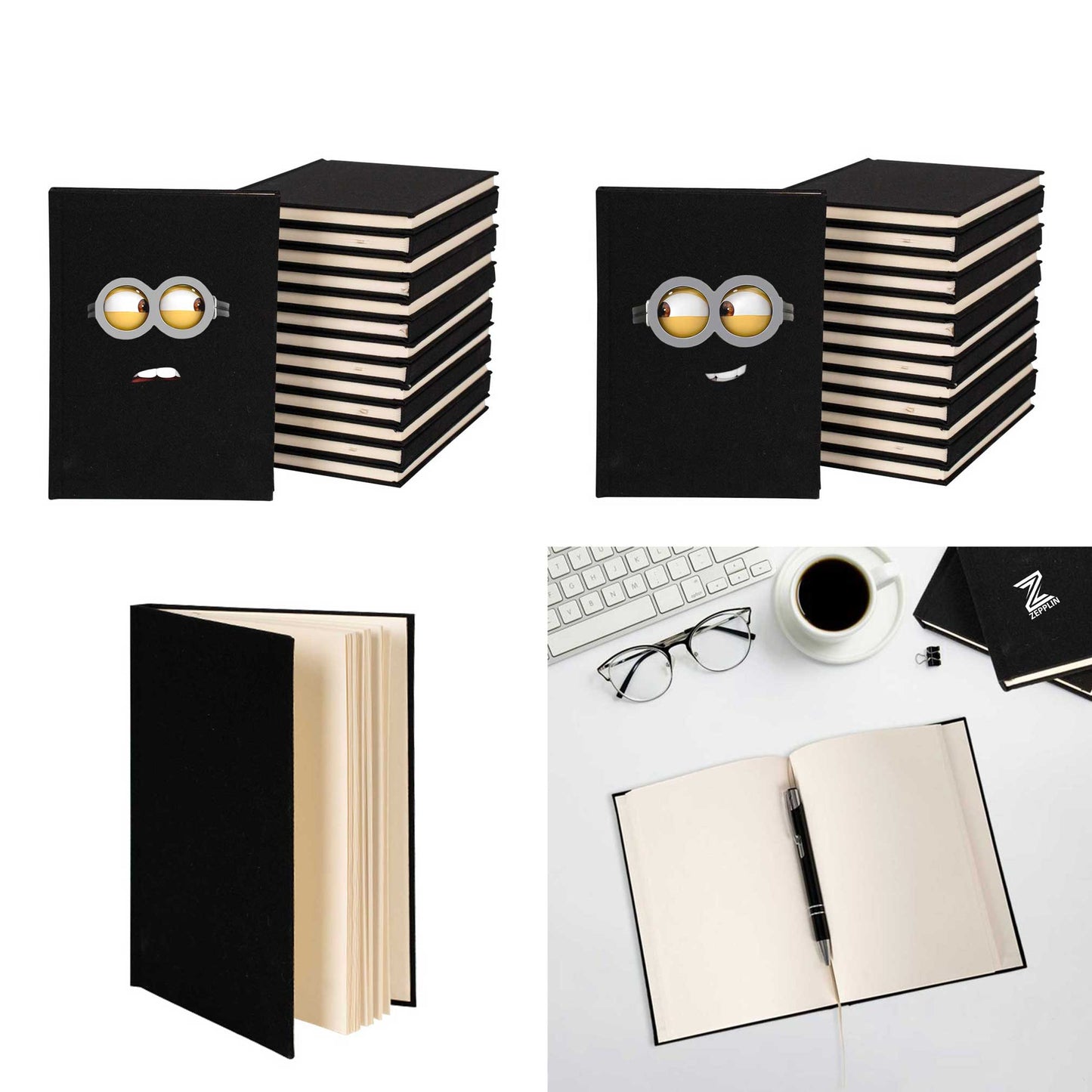 Minion Sevgili Çift Kanvas Defter