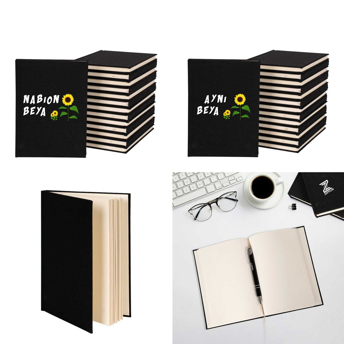 Nabıon beya Sevgili Çift Kanvas Defter