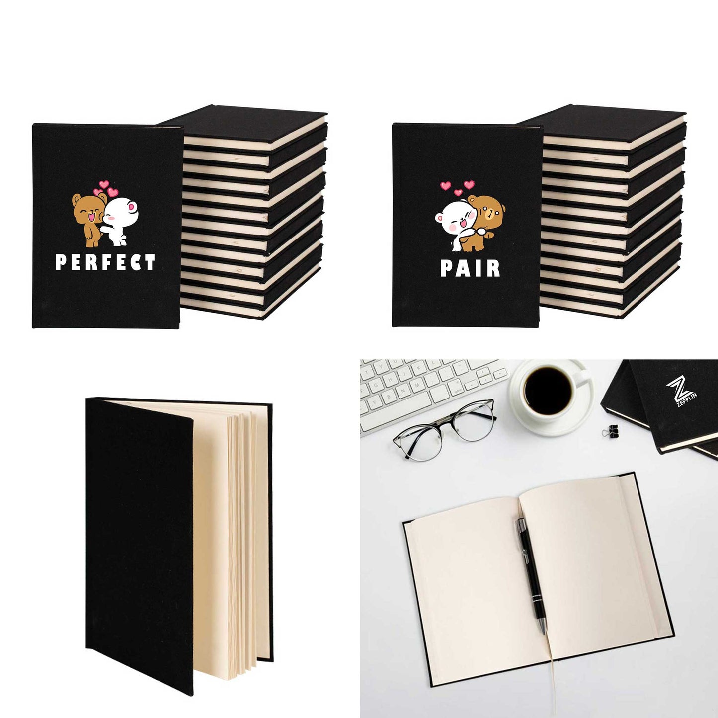 Mükemmel Sevgili Çift Kanvas Defter