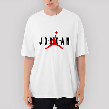 Air Jordan Classic Oversize Beyaz Tişört