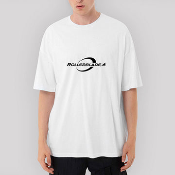 Rollerblade Logo Oversize Beyaz Tişört