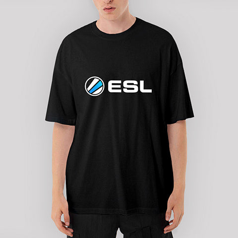 ESL Oversize Siyah Tişört