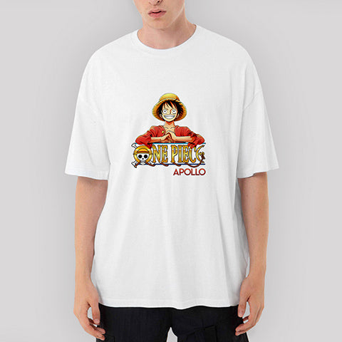 One Piece Apollo Oversize Beyaz Tişört