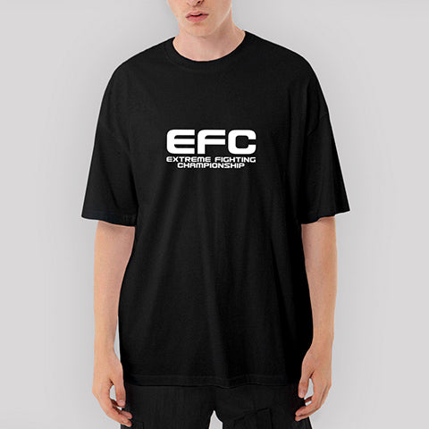 EFC TYPE Oversize Siyah Tişört