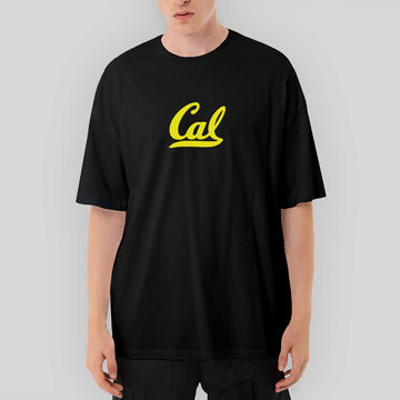 University of California Oversize Siyah Tişört