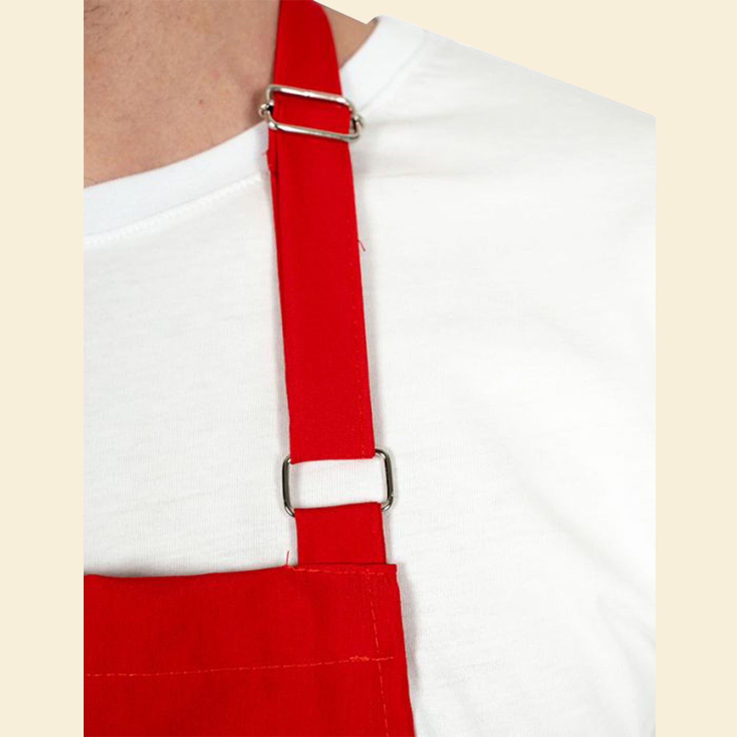 Mutfak Önlüğü Ayarlanabilir Kırmızı Renk