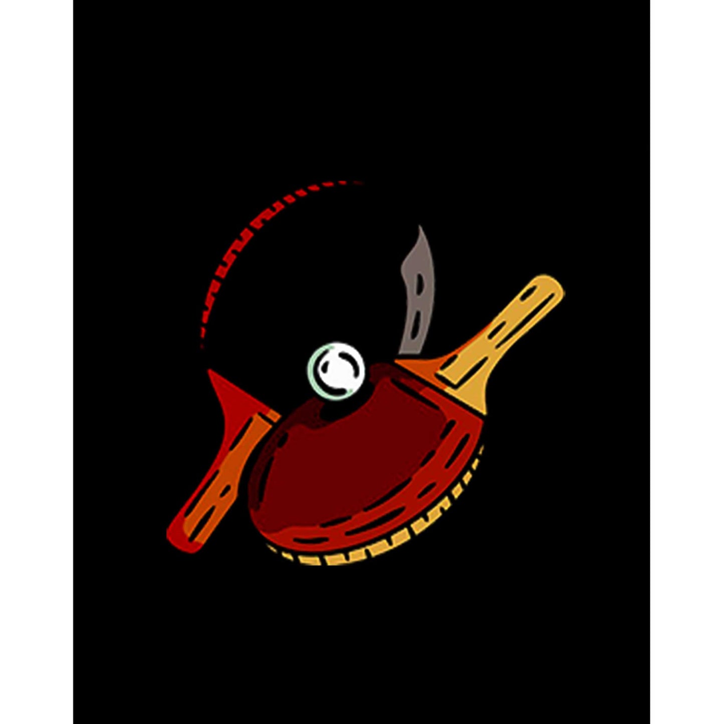 Ping Pong Classic Büyük Sırt Patch Yama