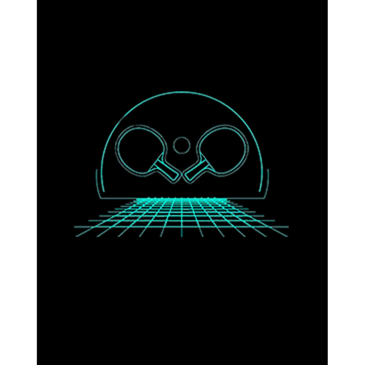 Ping Pong Cool Retro Büyük Sırt Patch Yama