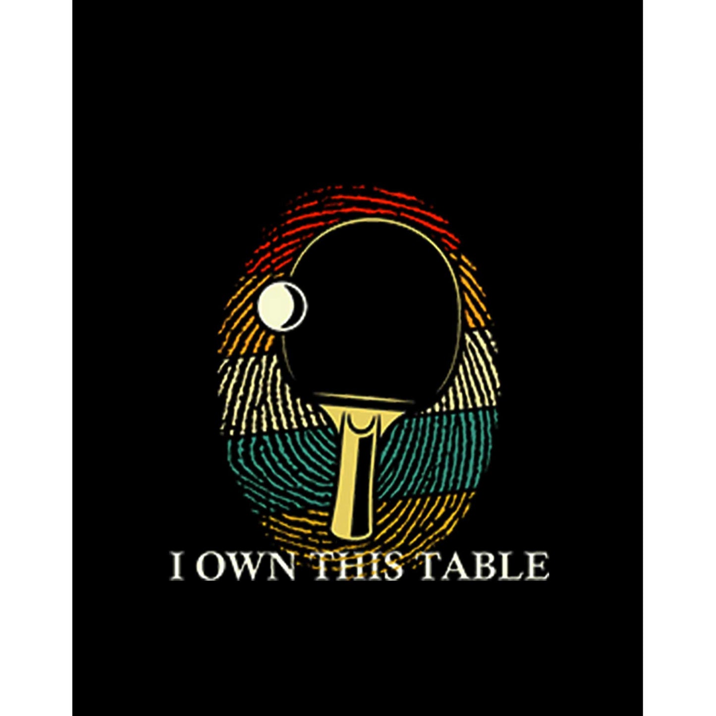 Ping Pong Finger Büyük Sırt Patch Yama