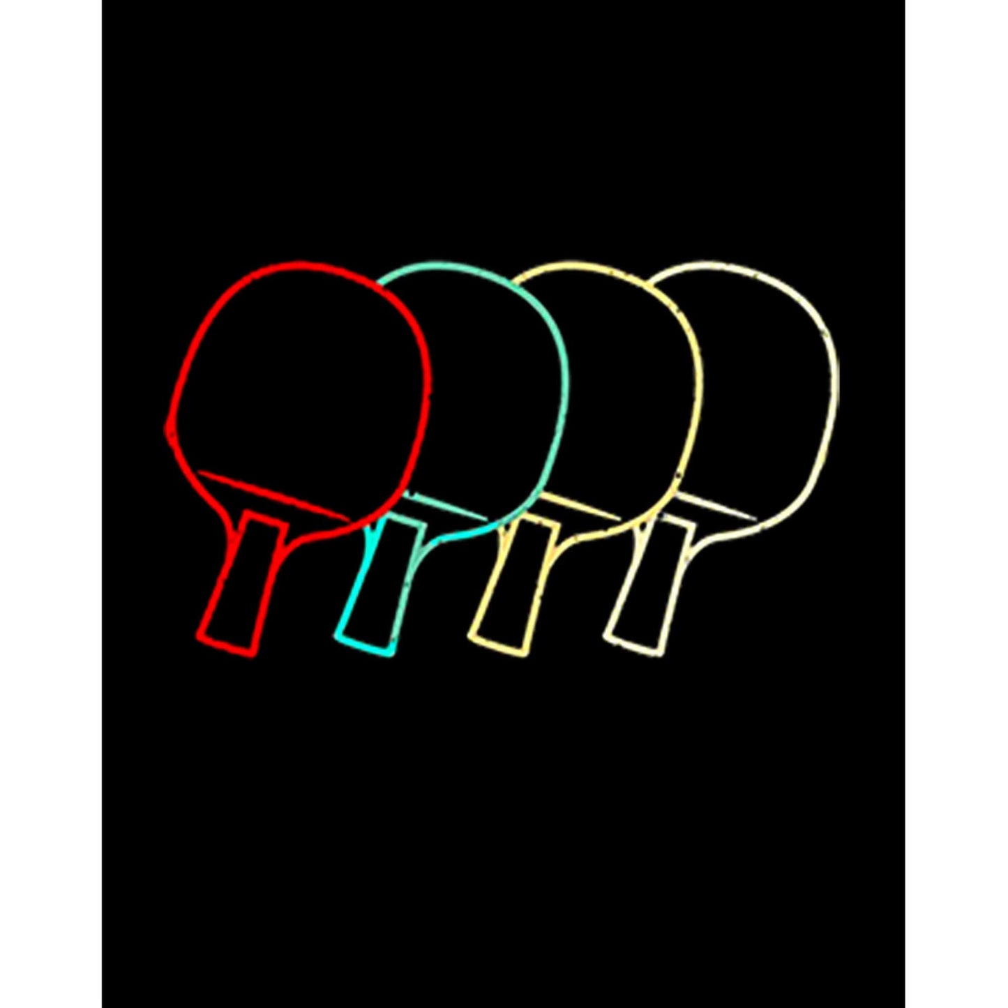 Ping Pong Table Tennis Rackets Büyük Sırt Patch Yama