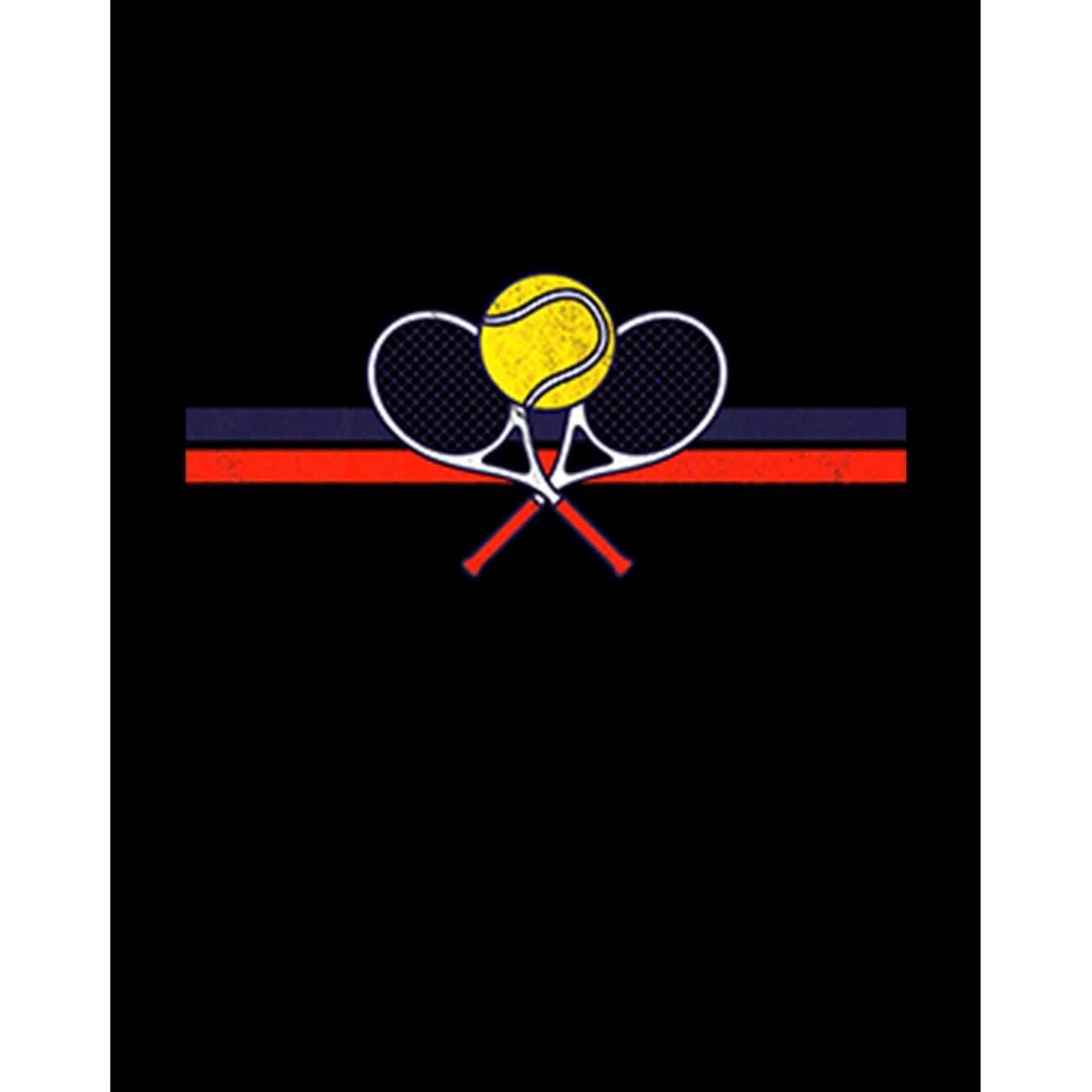 Tennis Racket Retro Büyük Sırt Patch Yama