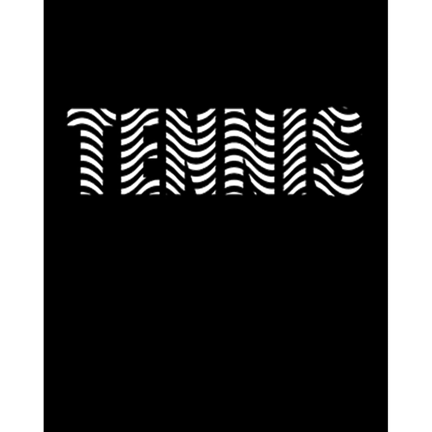 Tennis Text Büyük Sırt Patch Yama