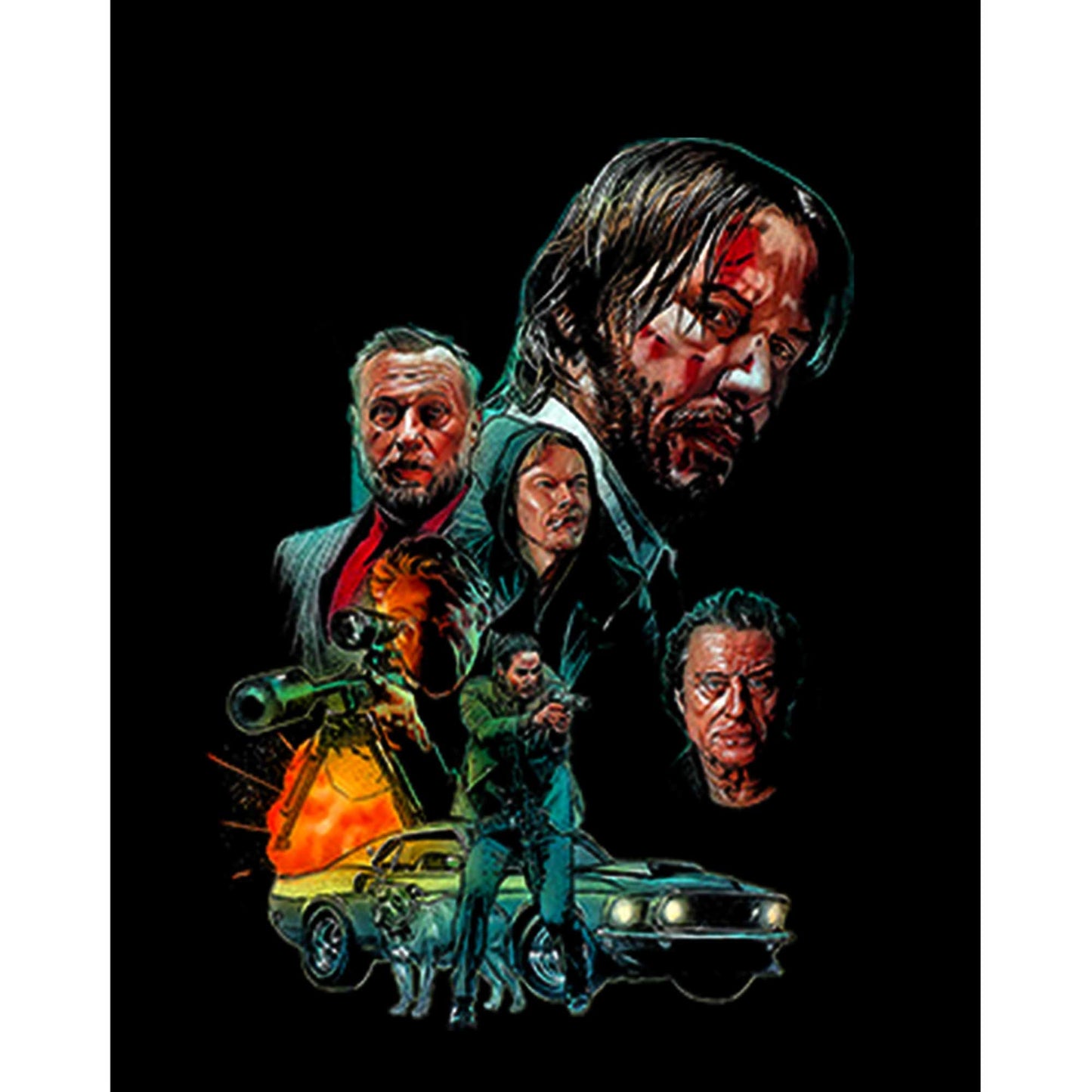 John Wick Best Series Büyük Sırt Patch Yama