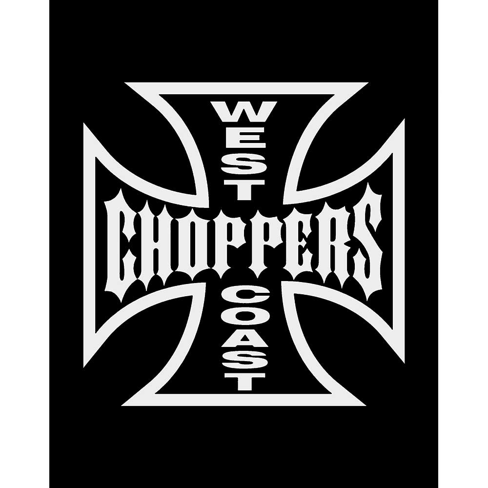 West Coast Choppers Logo Büyük Sırt Patch Yama