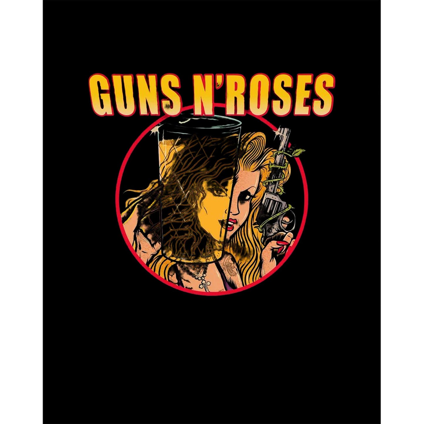 Guns N Roses Woman Siyah Büyük Sırt Patch Yama