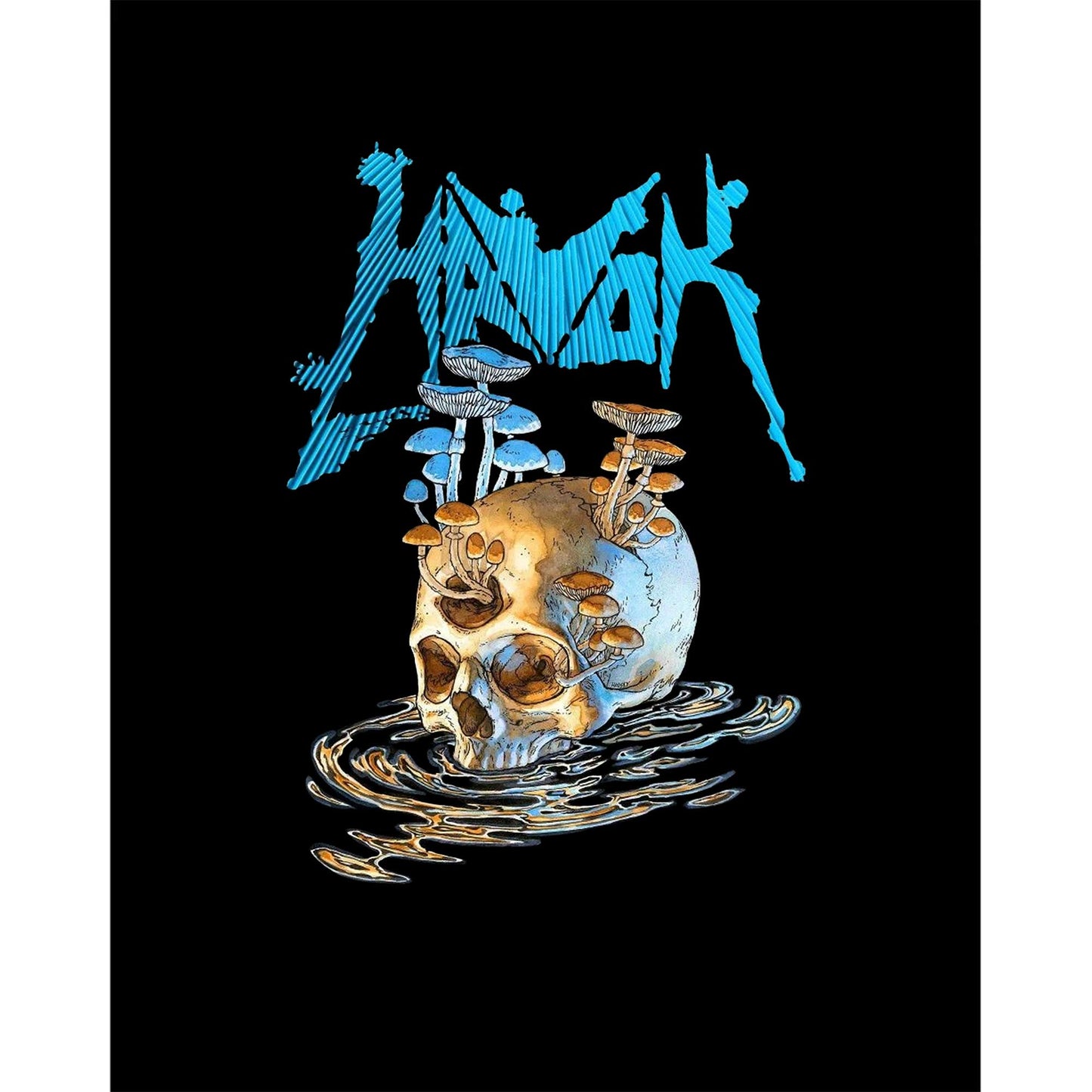 Havok Skull Siyah Büyük Sırt Patch Yama