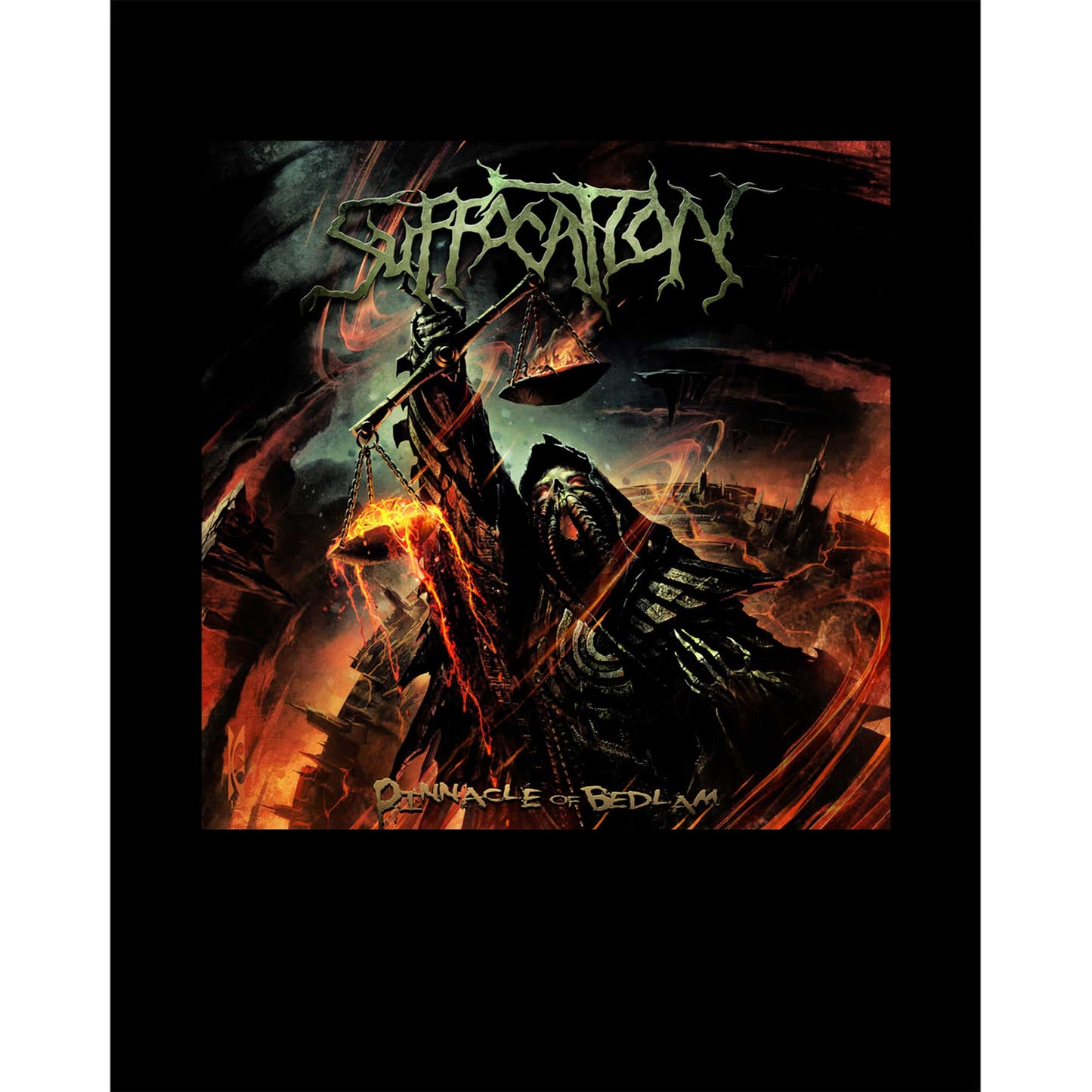Suffocation Pinnacle Of Bedlam Siyah Büyük Sırt Patch Yama