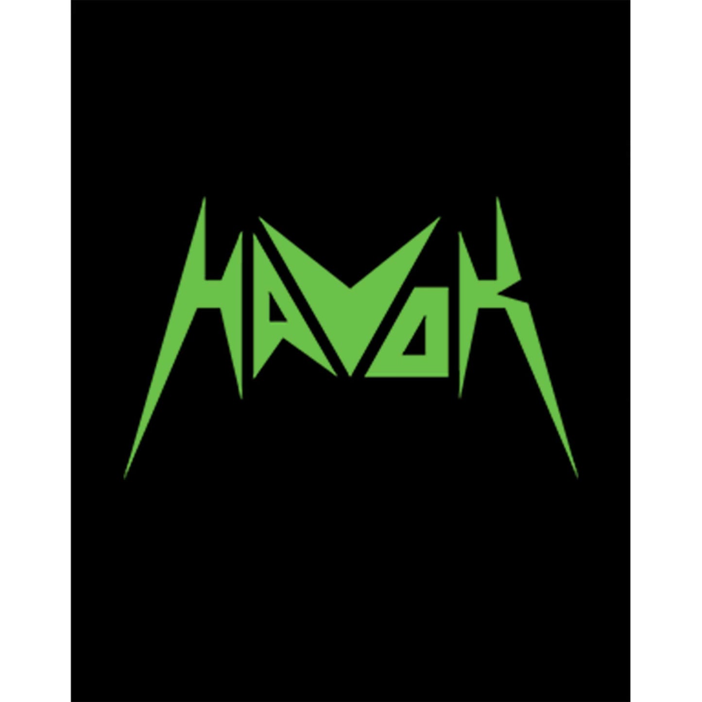 Havok Green Logo Siyah Büyük Sırt Patch Yama