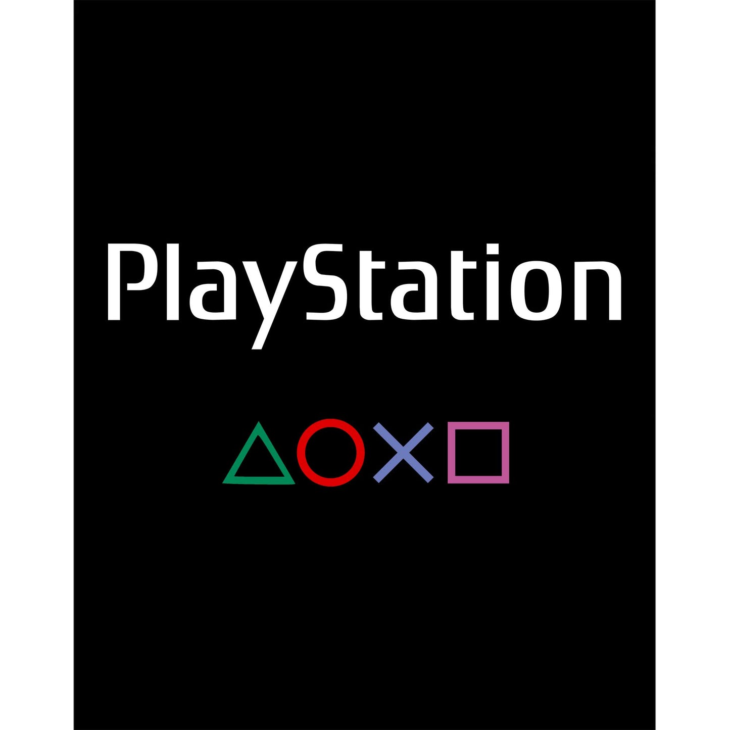 Playstation Logo White Büyük Sırt Patch Yama
