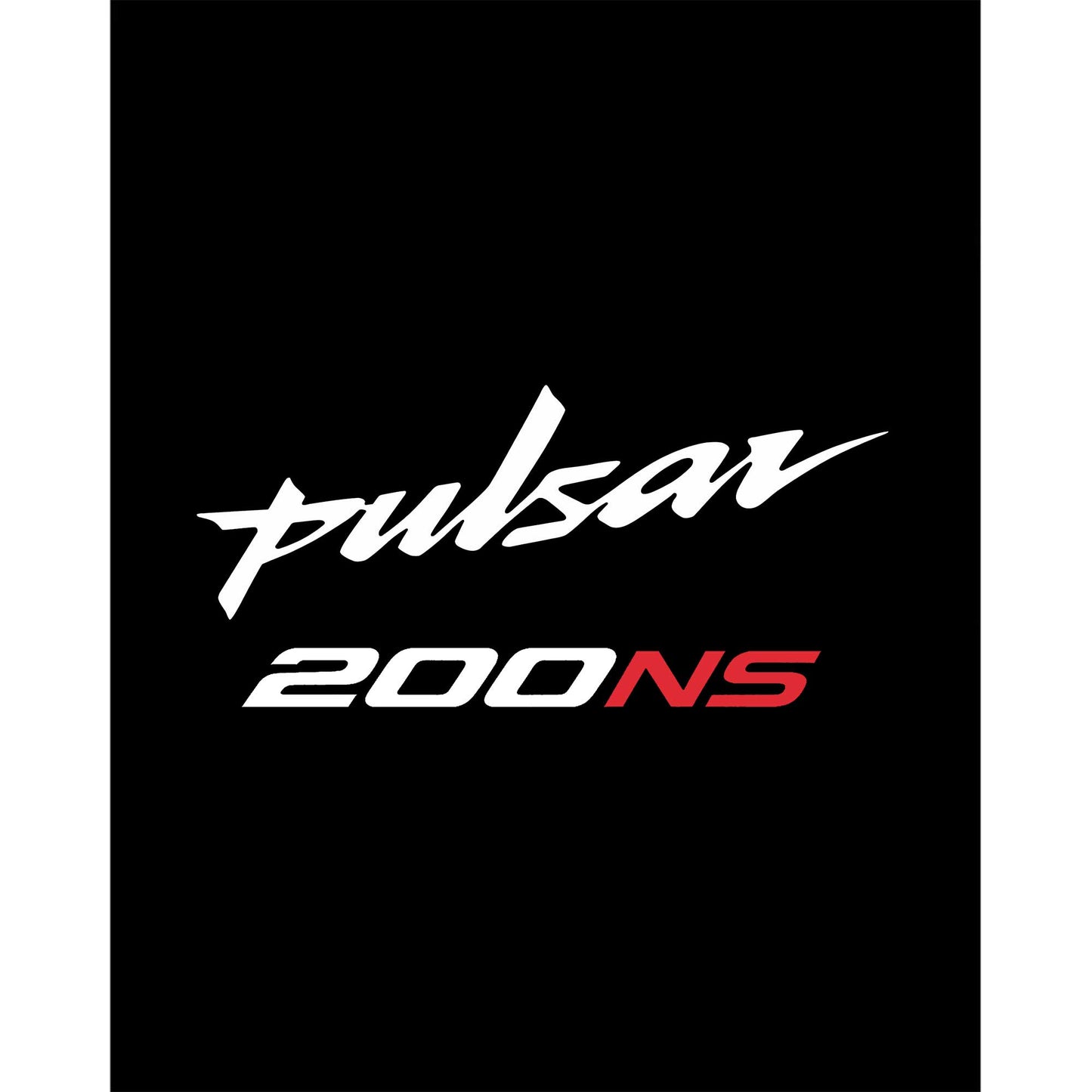 Pulsar NS200 Text Büyük Sırt Patch Yama