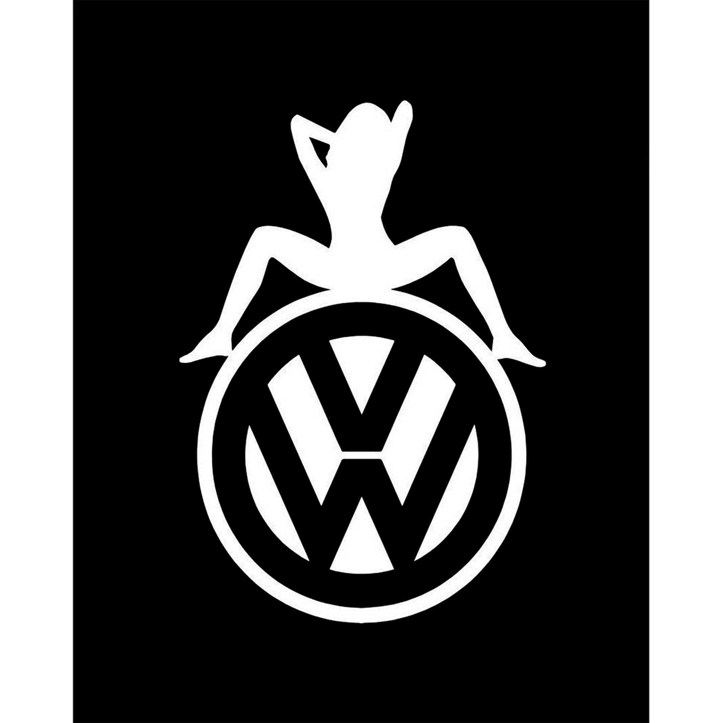 Volkswagen Woman Büyük Sırt Patch Yama
