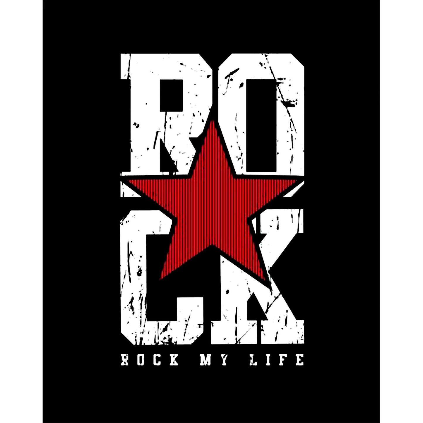 Rock My Life Büyük Sırt Patch Yama