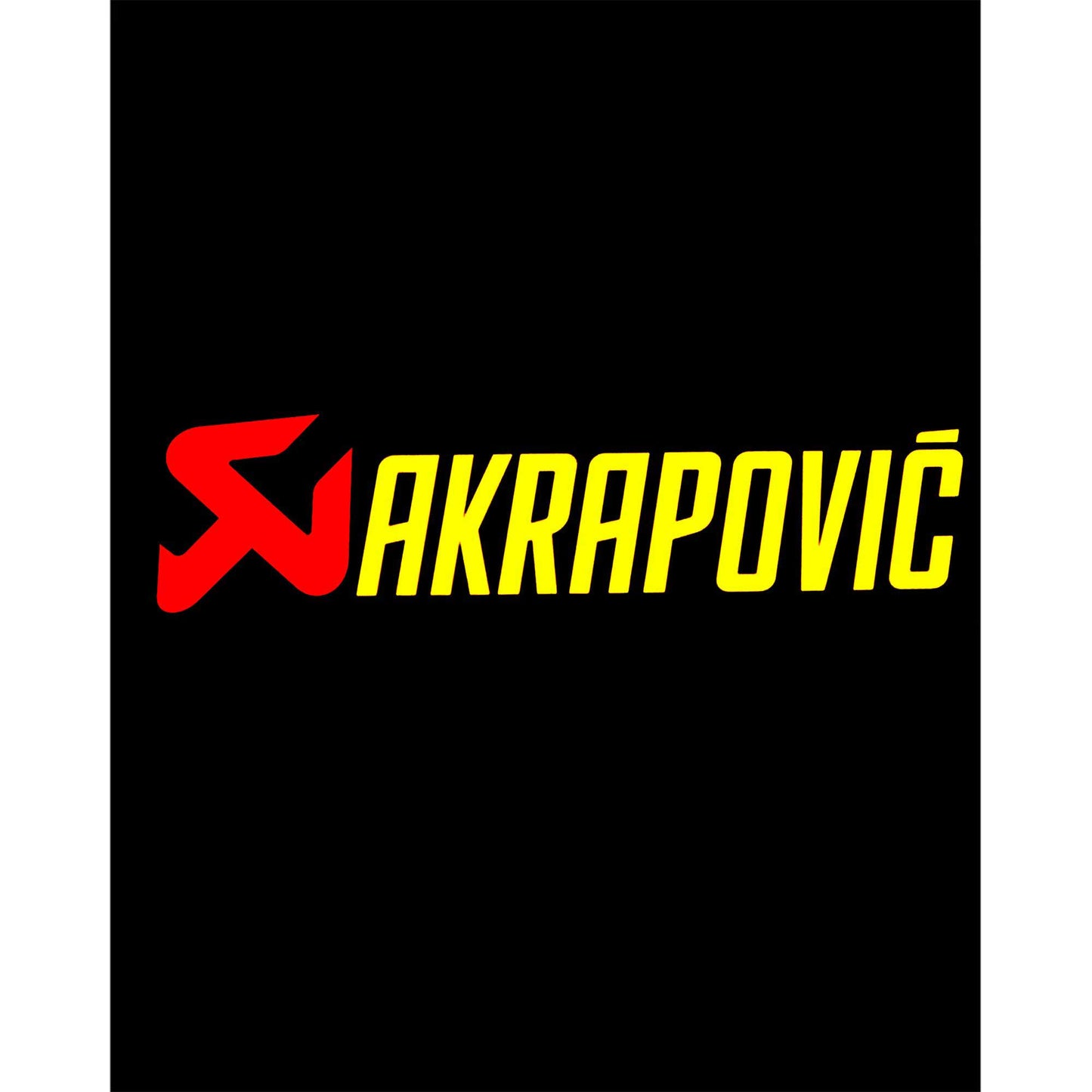 Akrapovic Logo Text Büyük Sırt Patch Yama