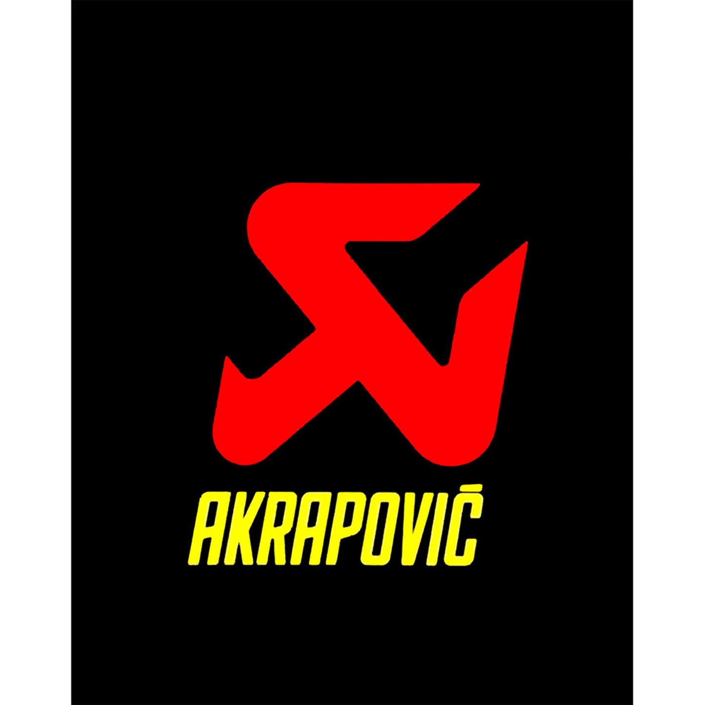 Akrapovic Logo Büyük Sırt Patch Yama