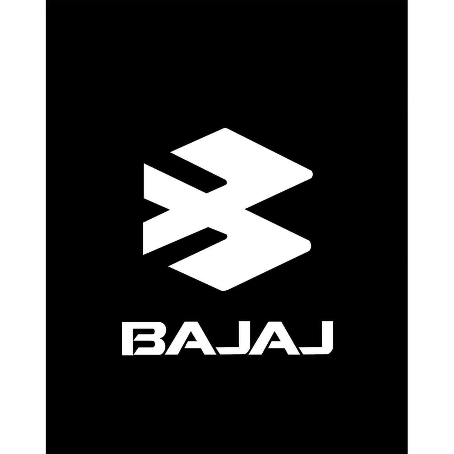 Bajaj White Logo Büyük Sırt Patch Yama