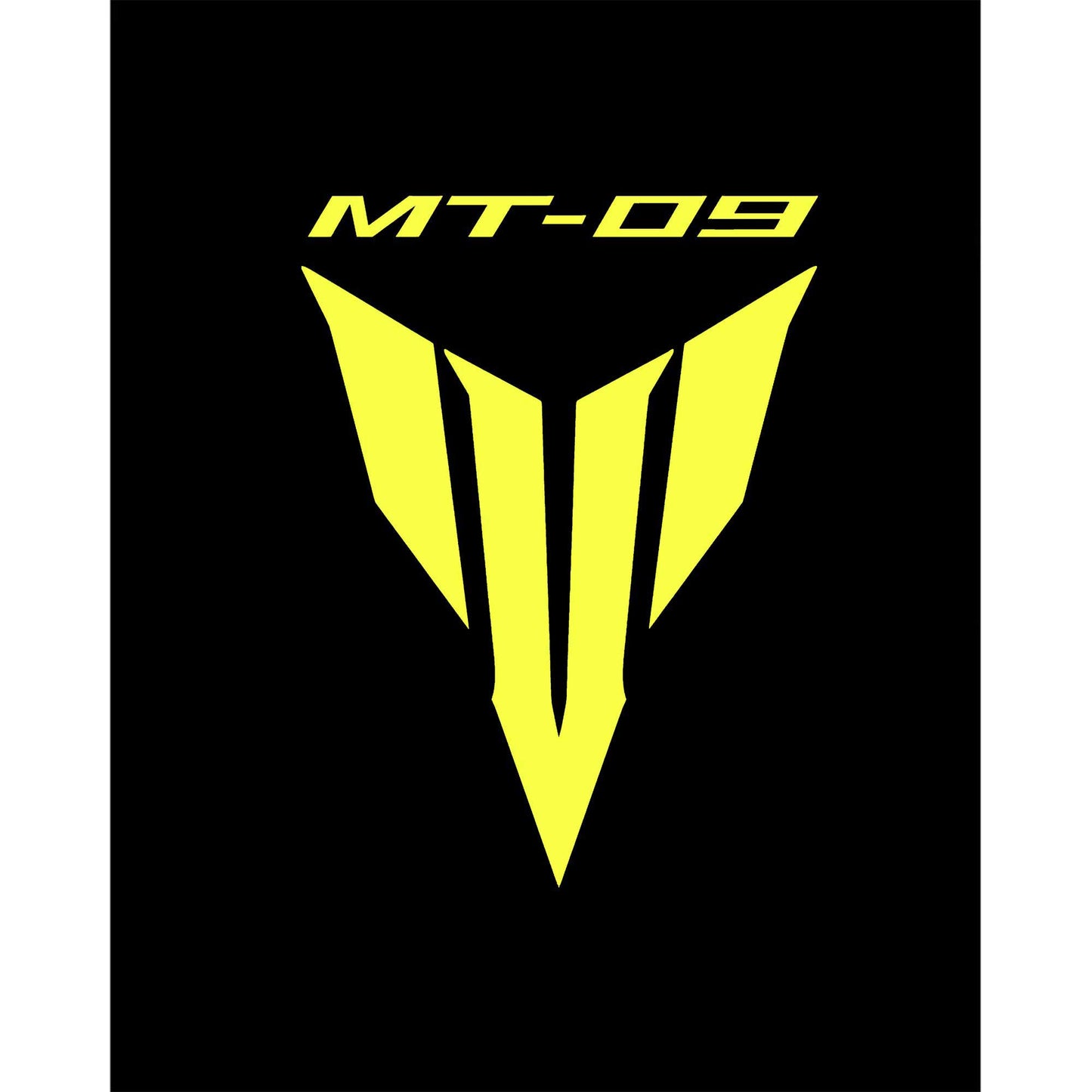 Yamaha MT-09 Logo Text Büyük Sırt Patch Yama