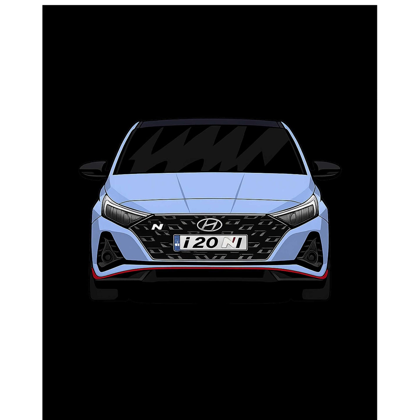 Hyundai İ20N Büyük Sırt Patch Yama