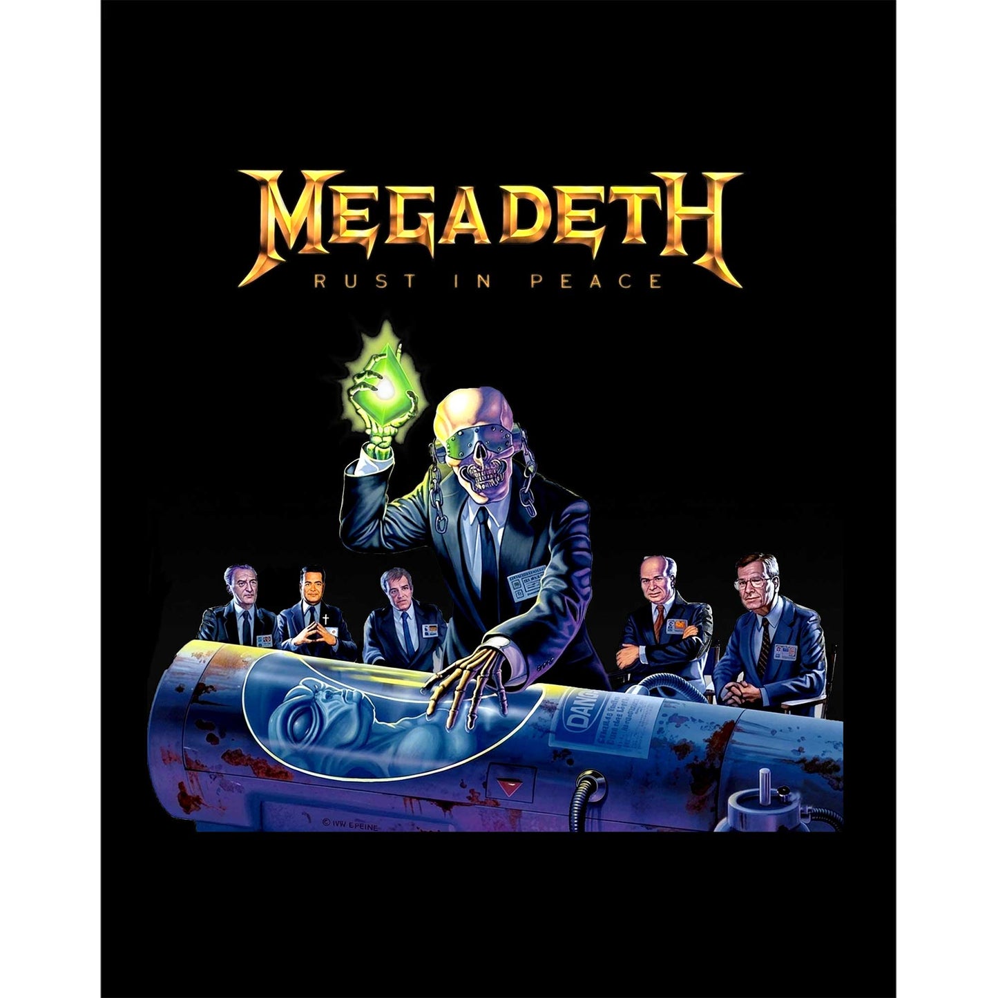 Megadeth Rust İn Peace New Büyük Sırt Patch Yama
