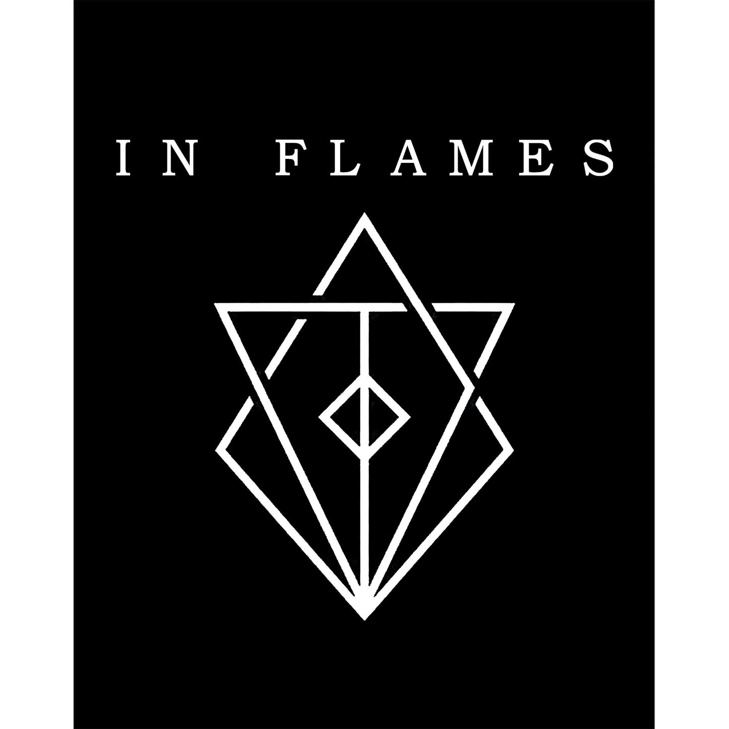 In Flames Symbol Logo Büyük Sırt Patch Yama