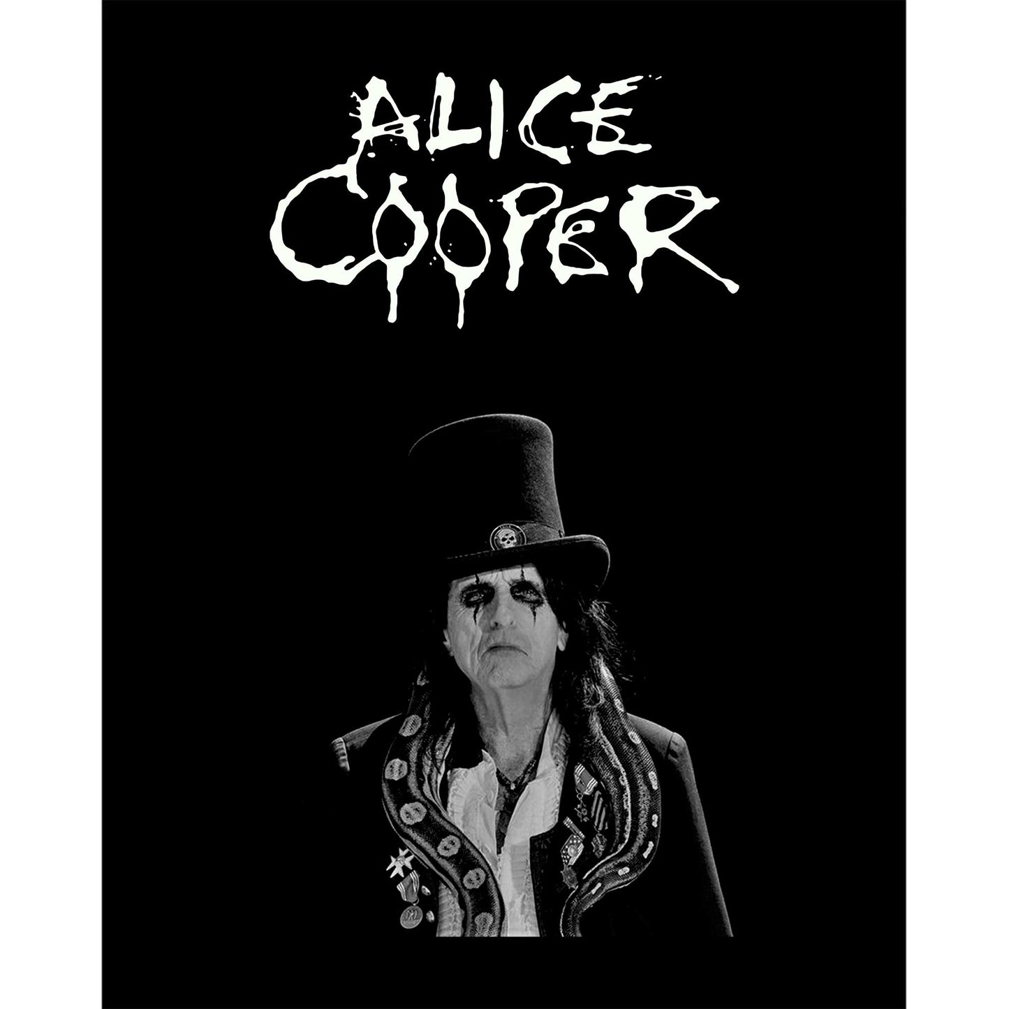 Alice Cooper Face Büyük Sırt Patch Yama