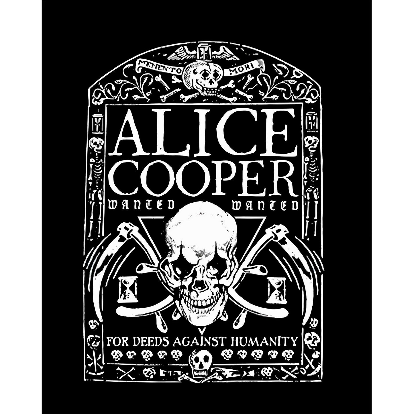 Alice Cooper Memento Mori Büyük Sırt Patch Yama