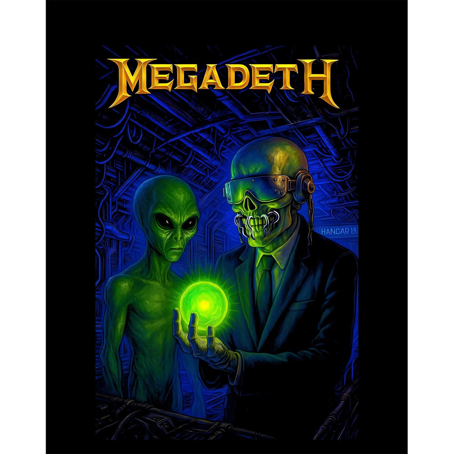 Megadeth Rust in Peace Alien Büyük Sırt Patch Yama