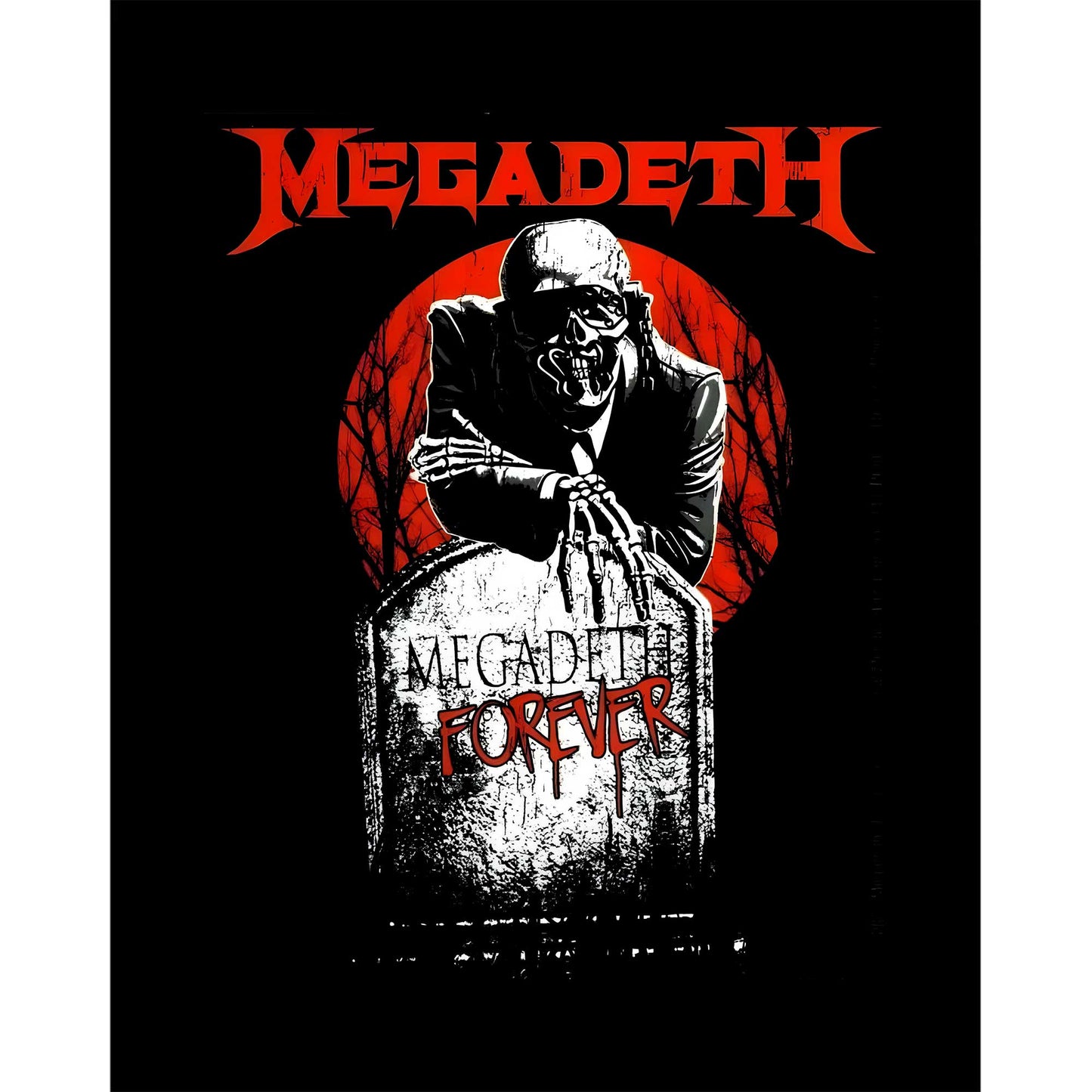 Megadeth Forever on Reels Büyük Sırt Patch Yama