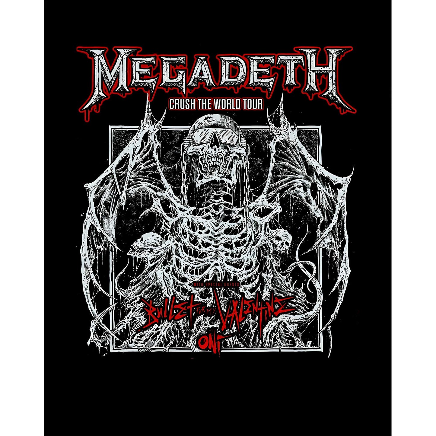 Megadeth Crush The World Büyük Sırt Patch Yama