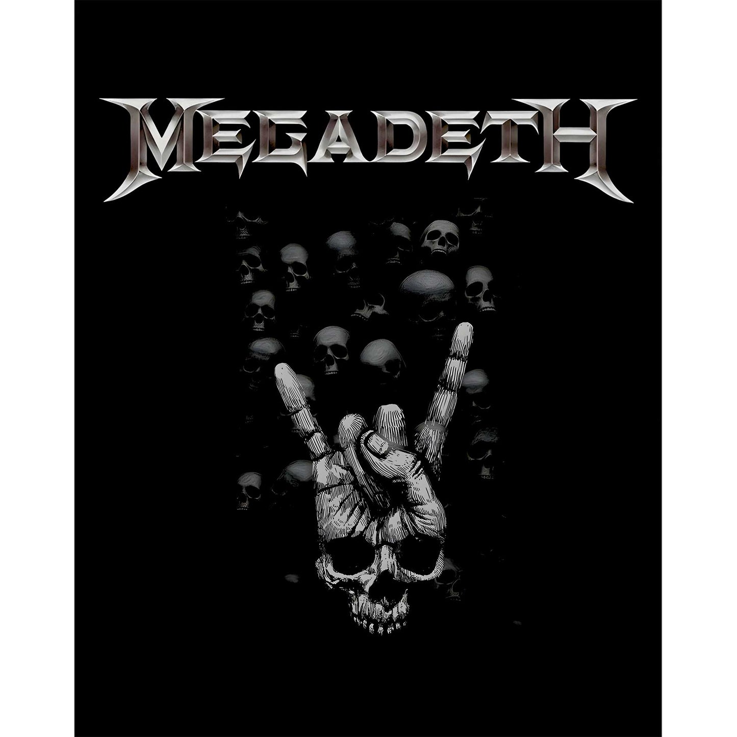 Megadeth Rock Sign Büyük Sırt Patch Yama