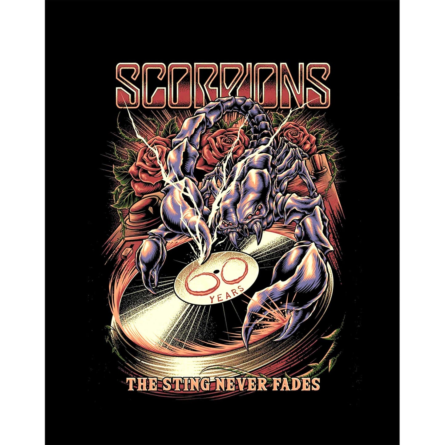 Scorpions The Sting Never Fades Büyük Sırt Patch Yama