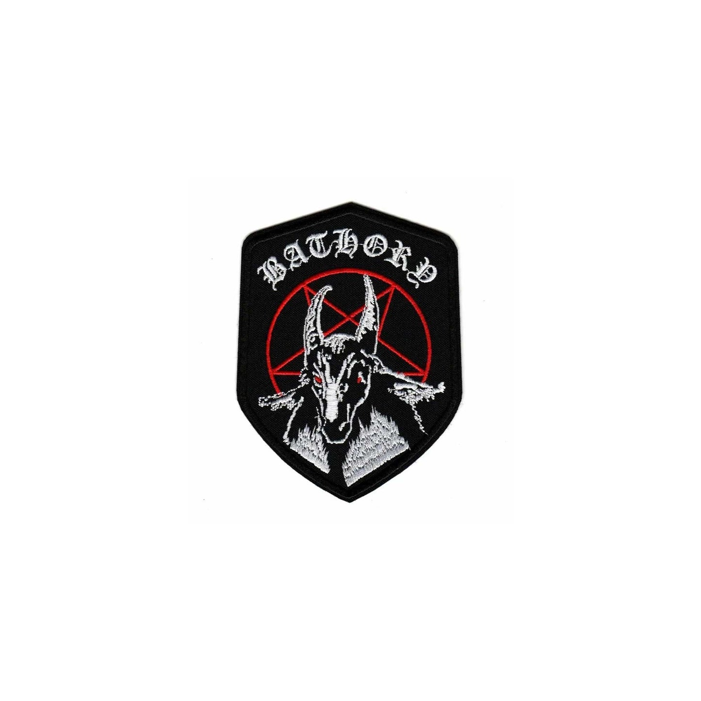 Bathory Logo Red Patch Yama