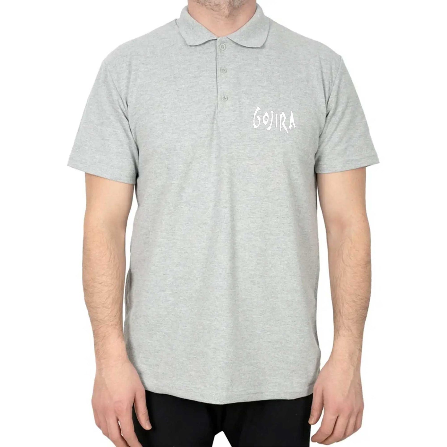 Gojira Logo Polo Yaka Renkli Tişört