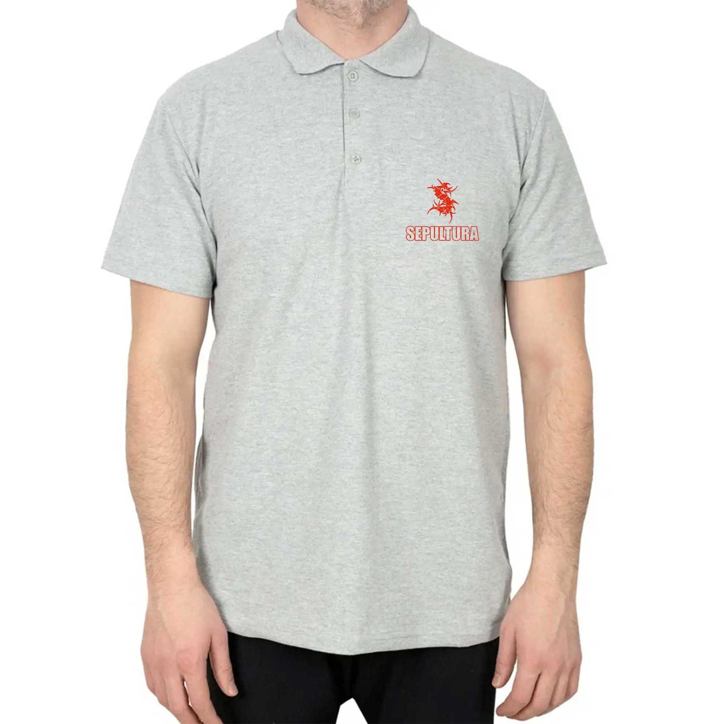 Sepultura Polo Yaka Renkli Tişört