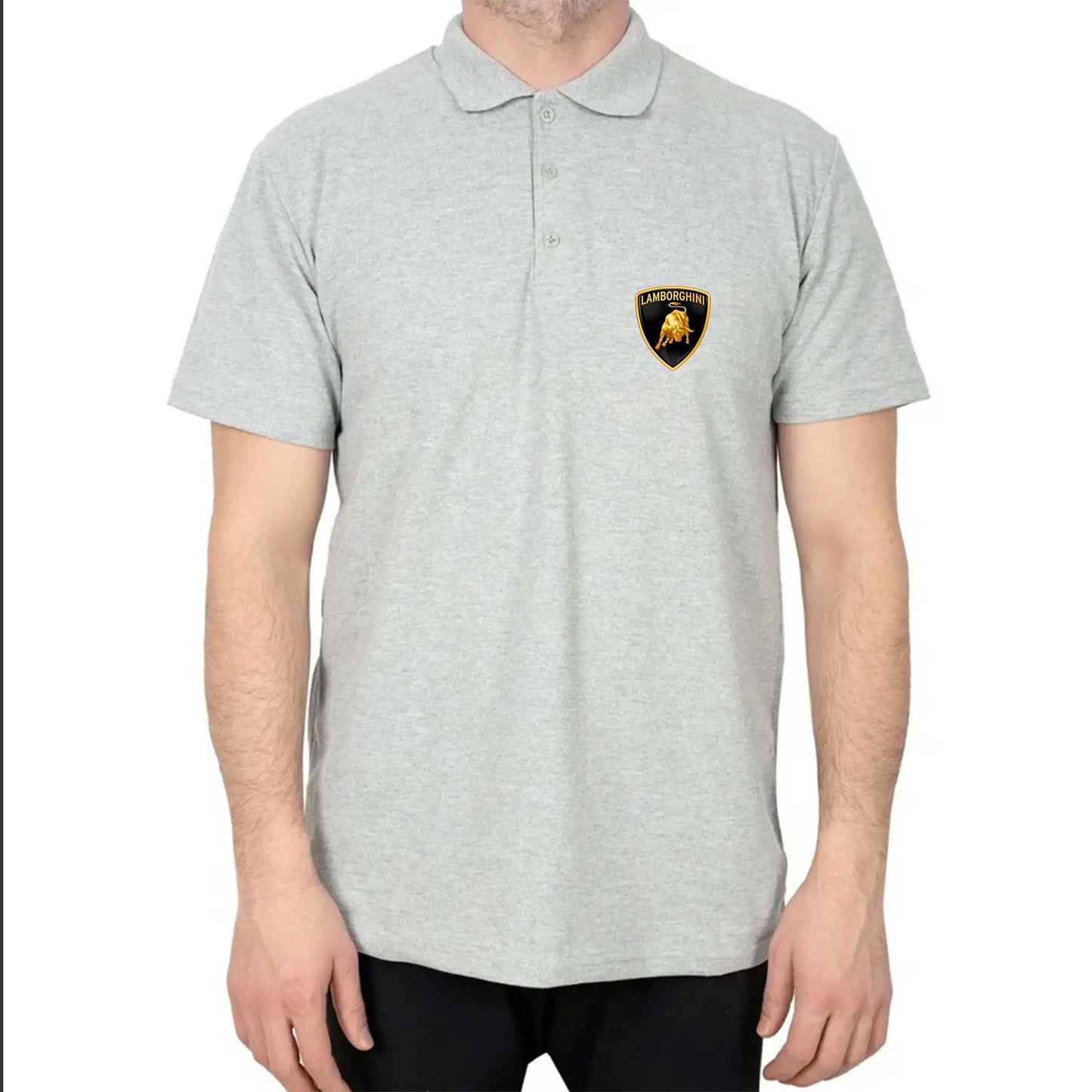 Lamborghini Classic Polo Yaka Renkli Tişört