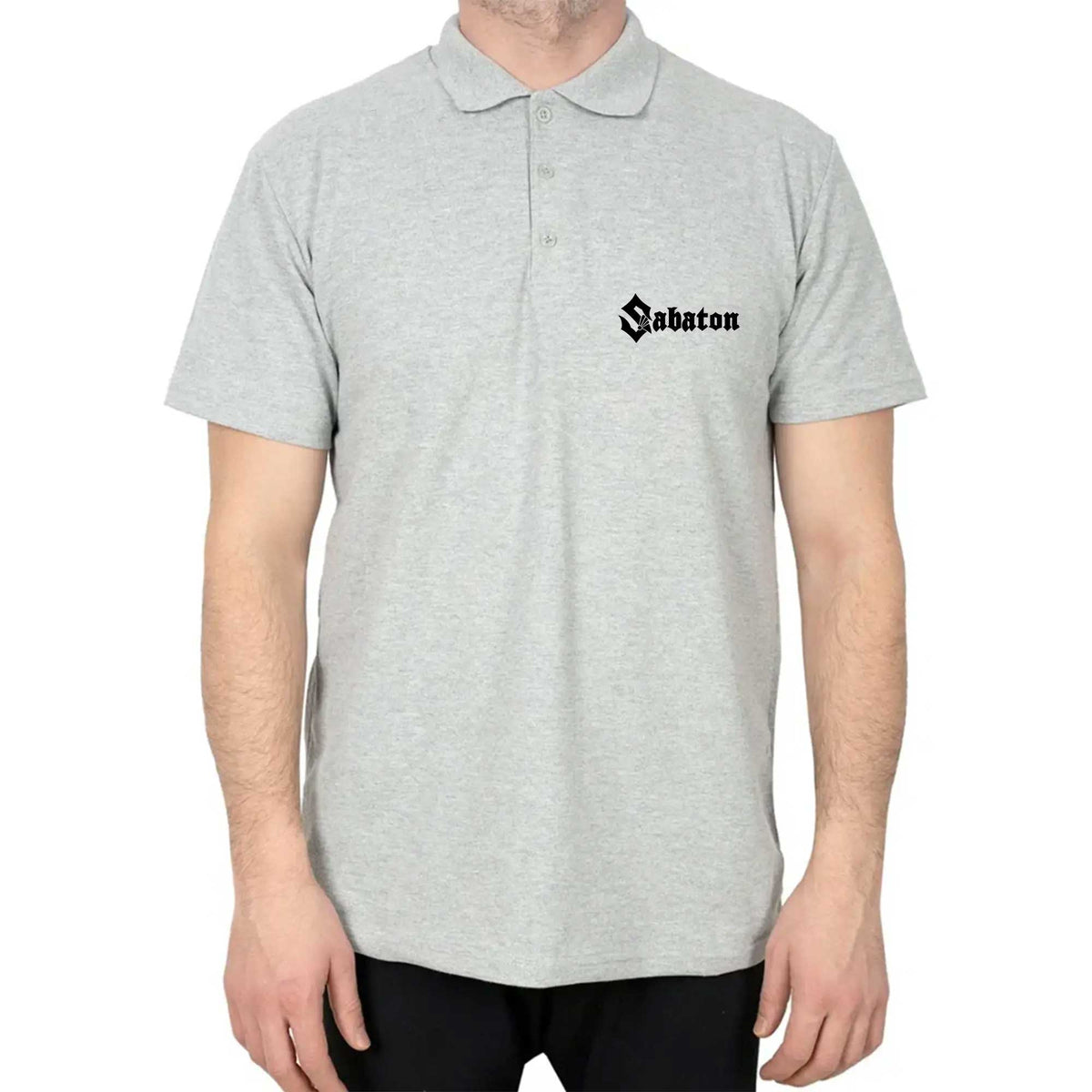 Sabaton Logo Polo Yaka Renkli Tişört