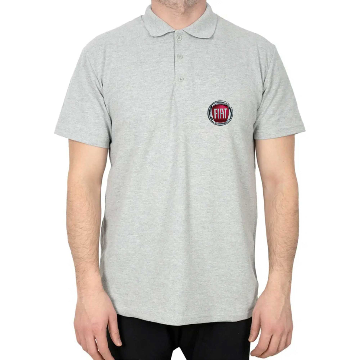 Fiat Logo Polo Yaka Renkli Tişört