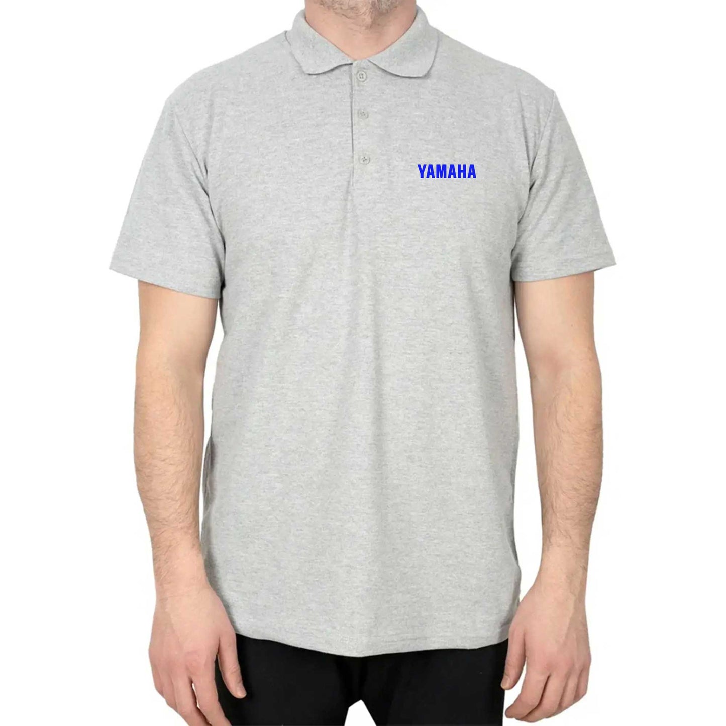 Yamaha Text Blue Polo Yaka Renkli Tişört