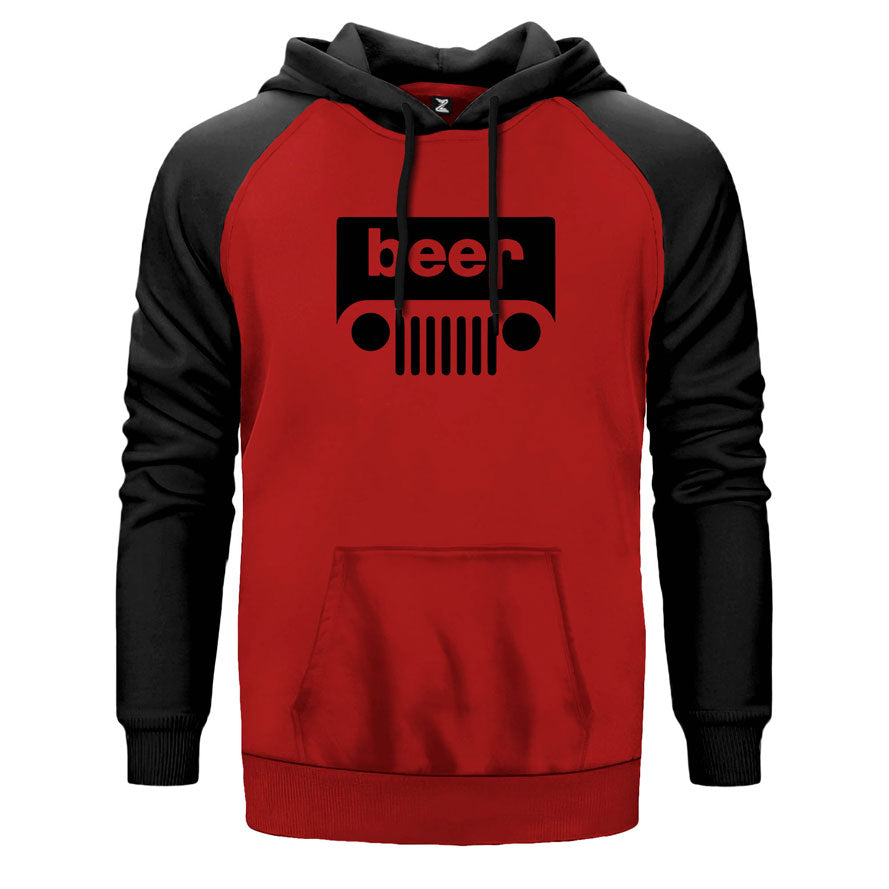Beer Çift Renk Reglan Kol Sweatshirt